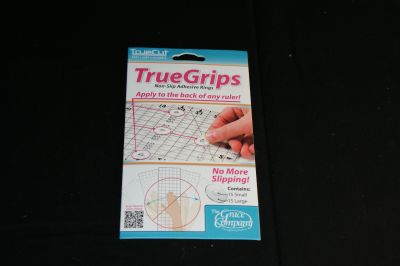 TRUE GRIPS CLEAR ADHESIVE RINGS FOR RULERS